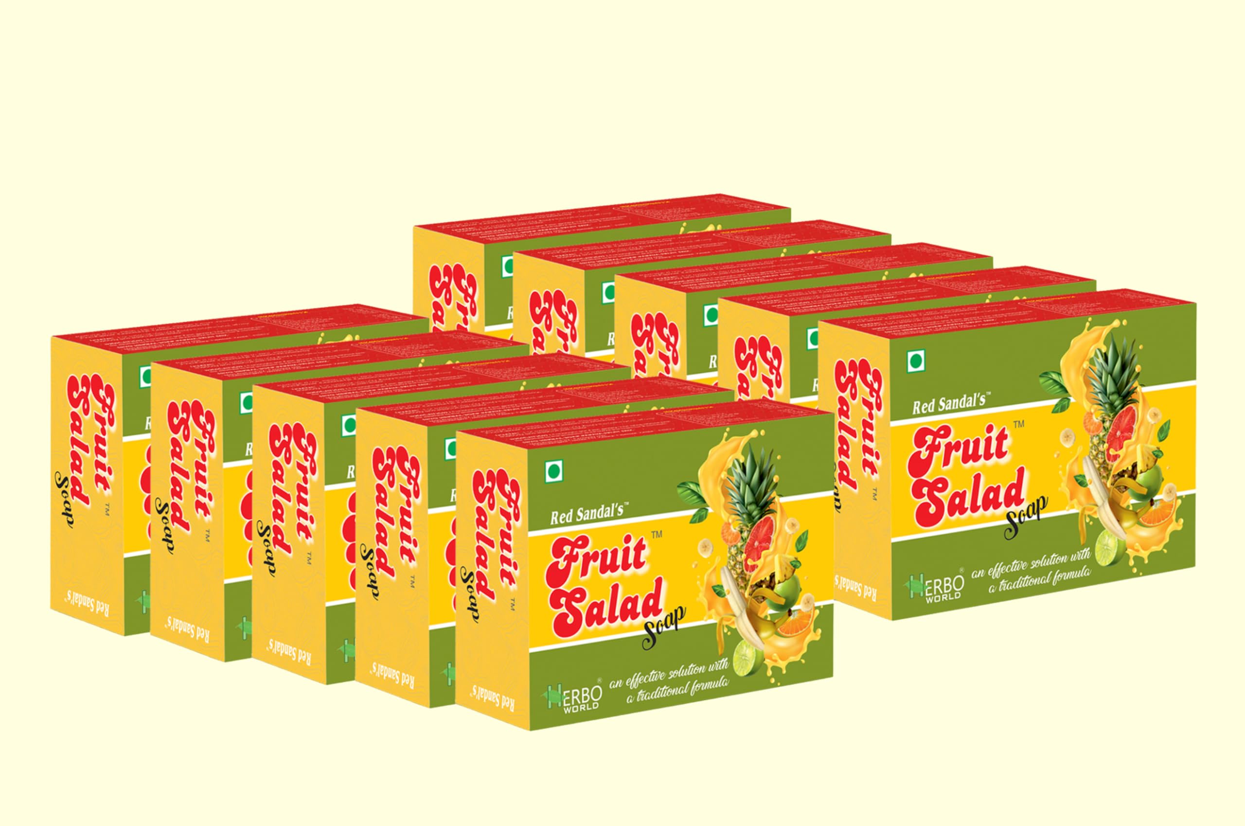 Fruit Salad Bar - 75g | vibrant blend of exotic fruits, | Handmade with Natural Ingredients | Suitable for All Skin Types Pack Of 3-image-41