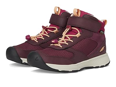 KEEN Kids Skua Durable Easy On Comfortable Waterproof (Little Kid/Big Kid) Kids Shoes Fig/Peach Fuzz