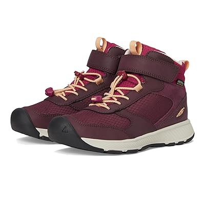 KEEN Kids Skua Durable Easy On Comfortable Waterproof (Little Kid/Big Kid) Kids Shoes Fig/Peach Fuzz