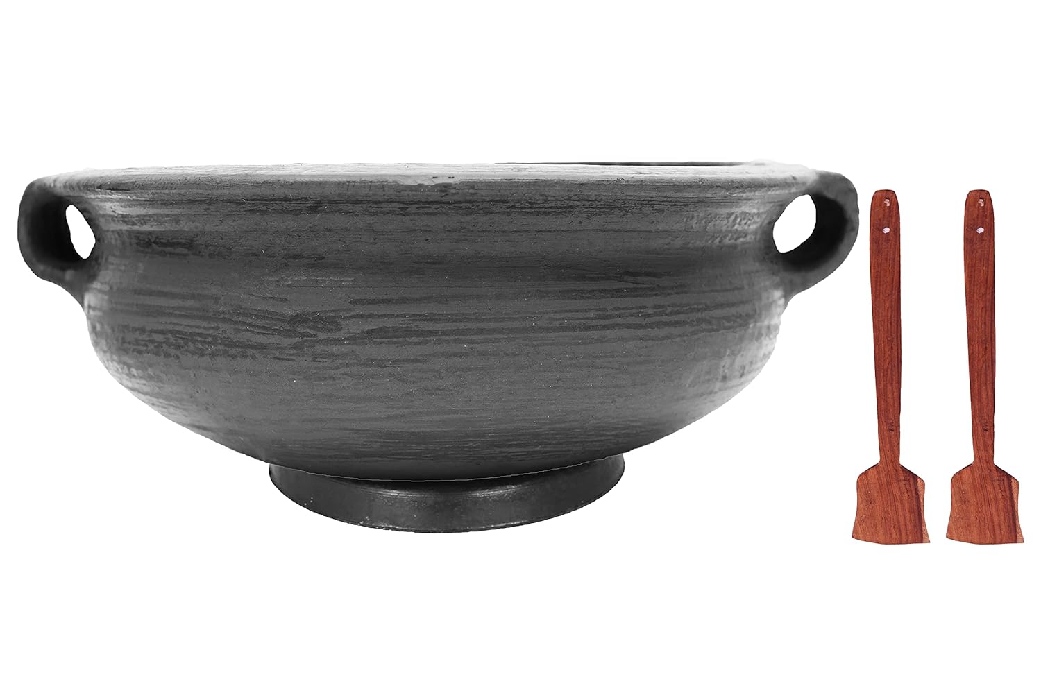 4U Crafts India Online Pottery Clay Pots/Earthen Kadai for Cooking Pre