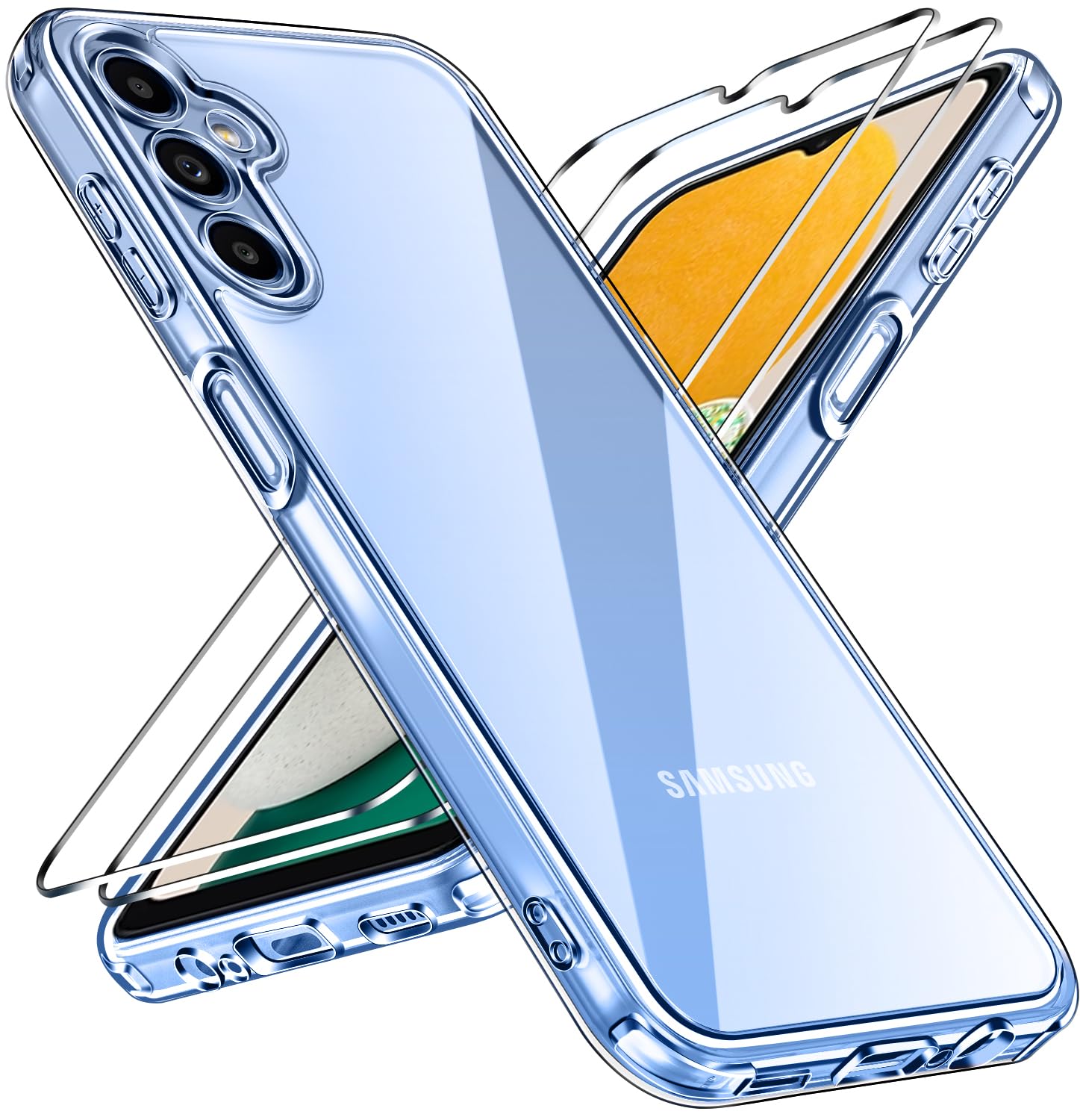 ivoler Clara Funda para iPhone 17, con 2 Piezas Cristal Templado, [Protección Militar] Anti-Amarillo Carcasa Antigolpes Bumper Case Cover - Transparente — view 15
