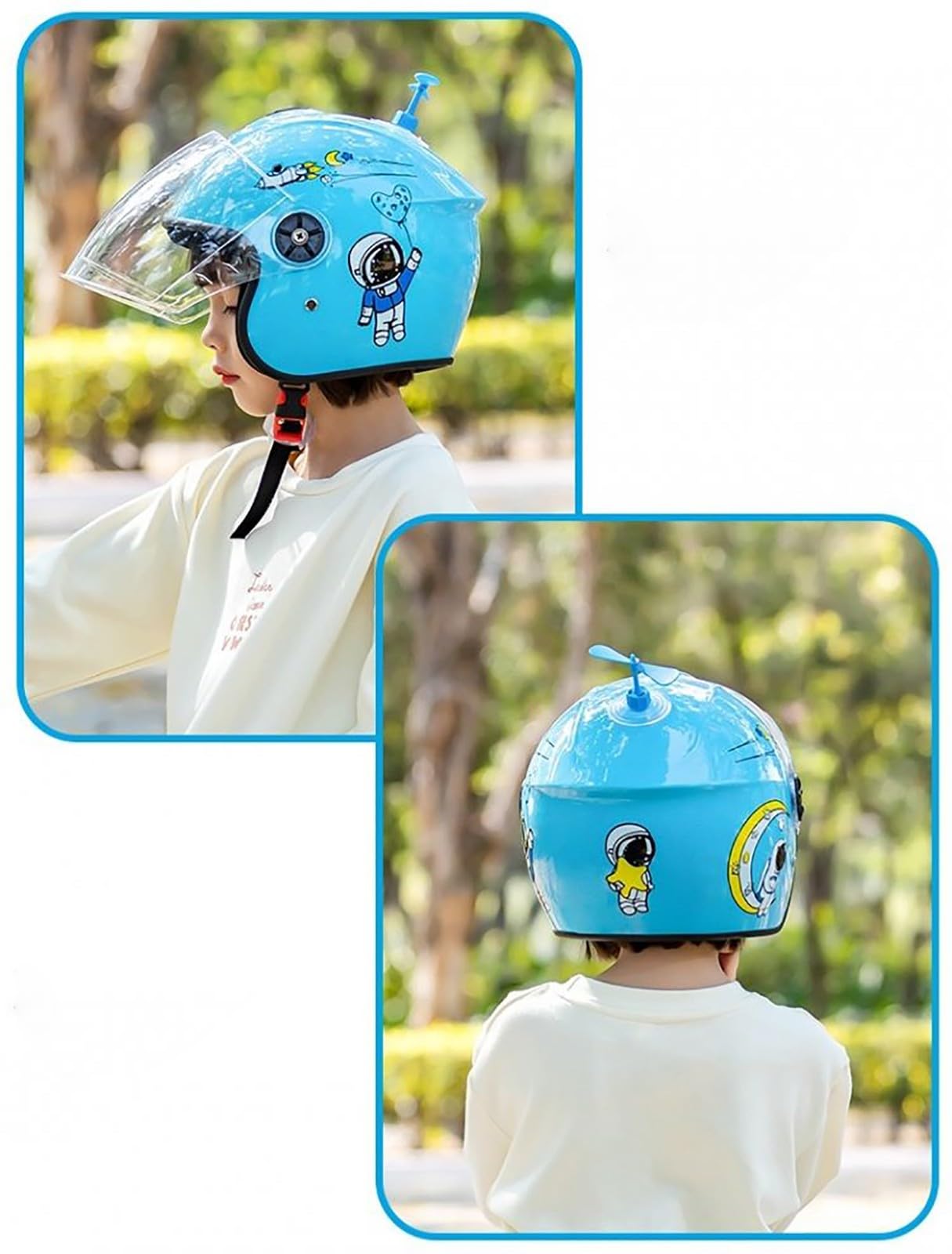 Kask dziecięcy Kask rowerowy Kaski DOT FMVSS-218 zatwierdzony młodzież kask ochronny kask jeździecki kask outdoorowy dziecięcy sportowy kask F, (50-56 cm)