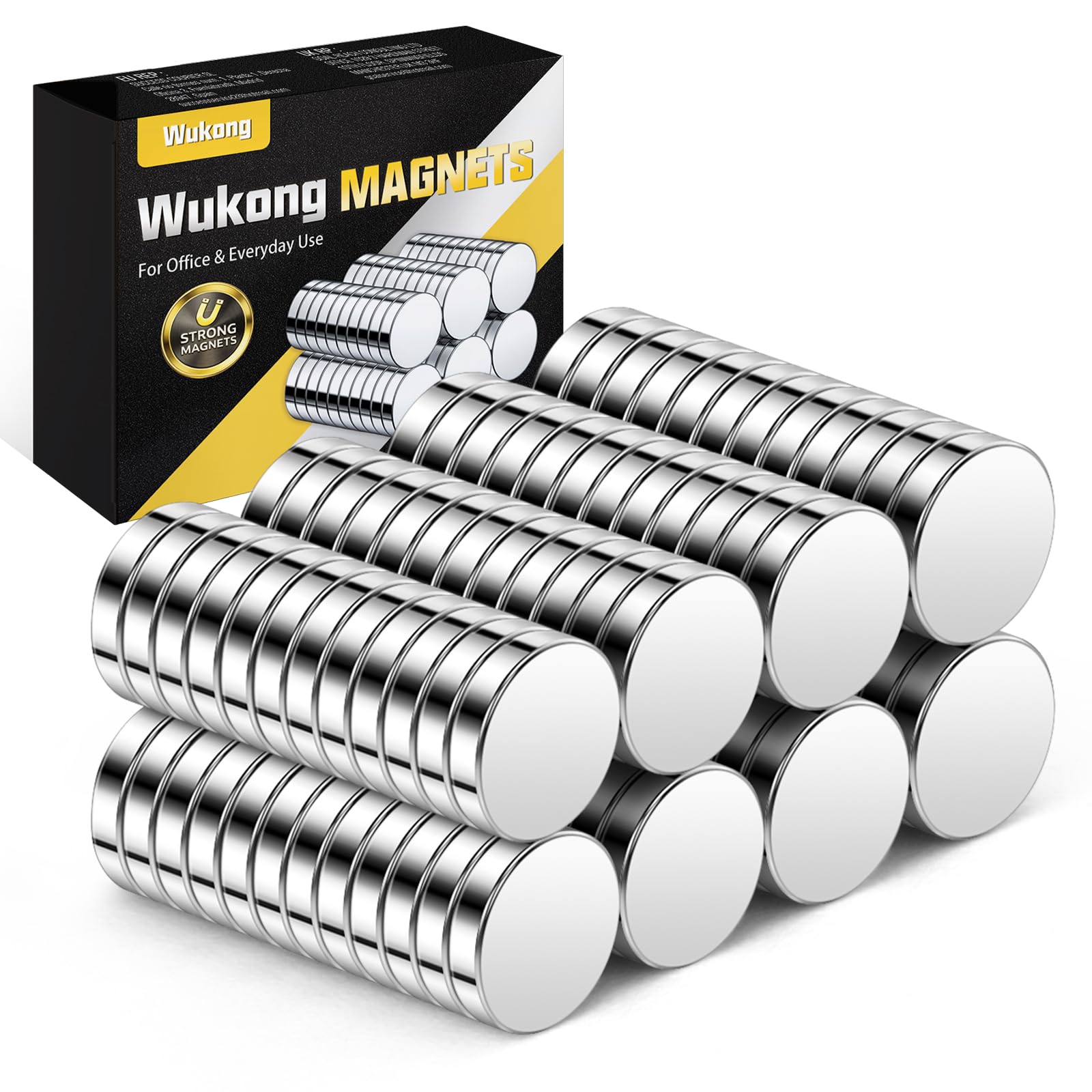 Wukong 5x1mm 100Pcs Tiny Magnets, Small Craft Magnets Multi-Use for DIY, 3D Printer, Miniatures, Refrigerator, Office Mini Round Button Magnets-picture-25