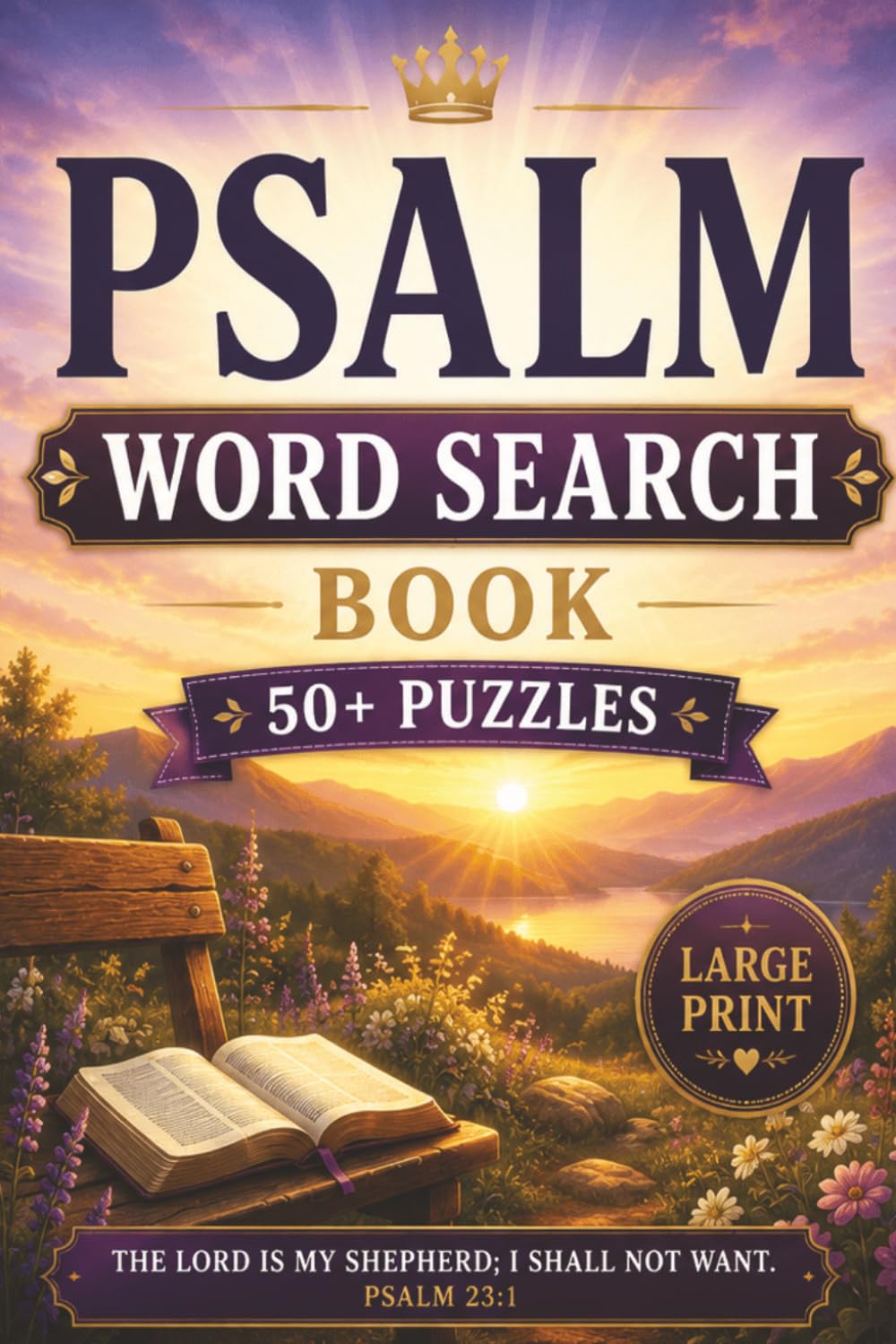 Psalm Word Search: 50+ Inspirational Puzzles Inspired by the Book of Psalms