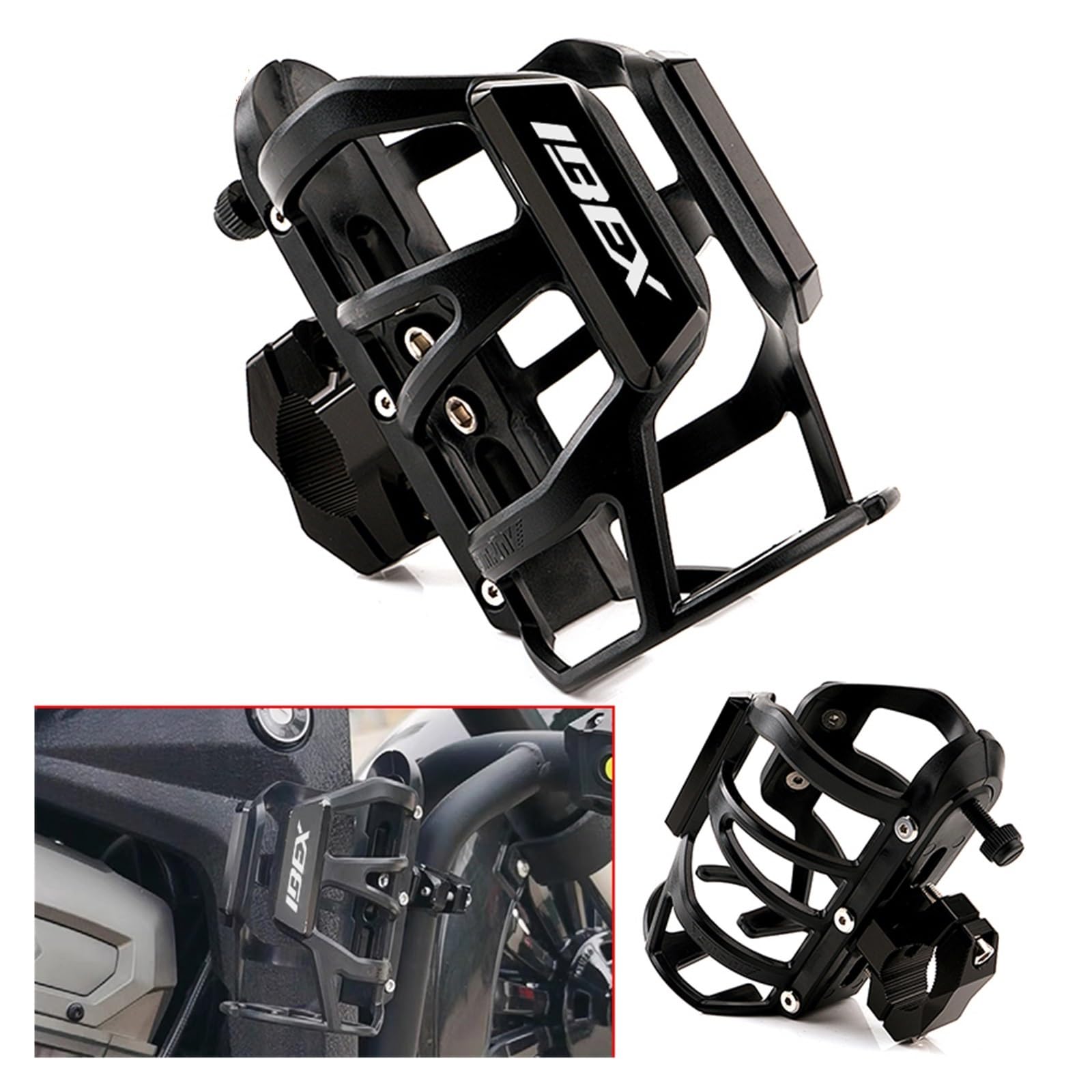 Portavasos para Bebidas y Botellas de Agua para Motocicletas CFMOTO CF 450MT Ibex 450 800 MT 450 IBEX450 IBEX800 800MT(Azul)