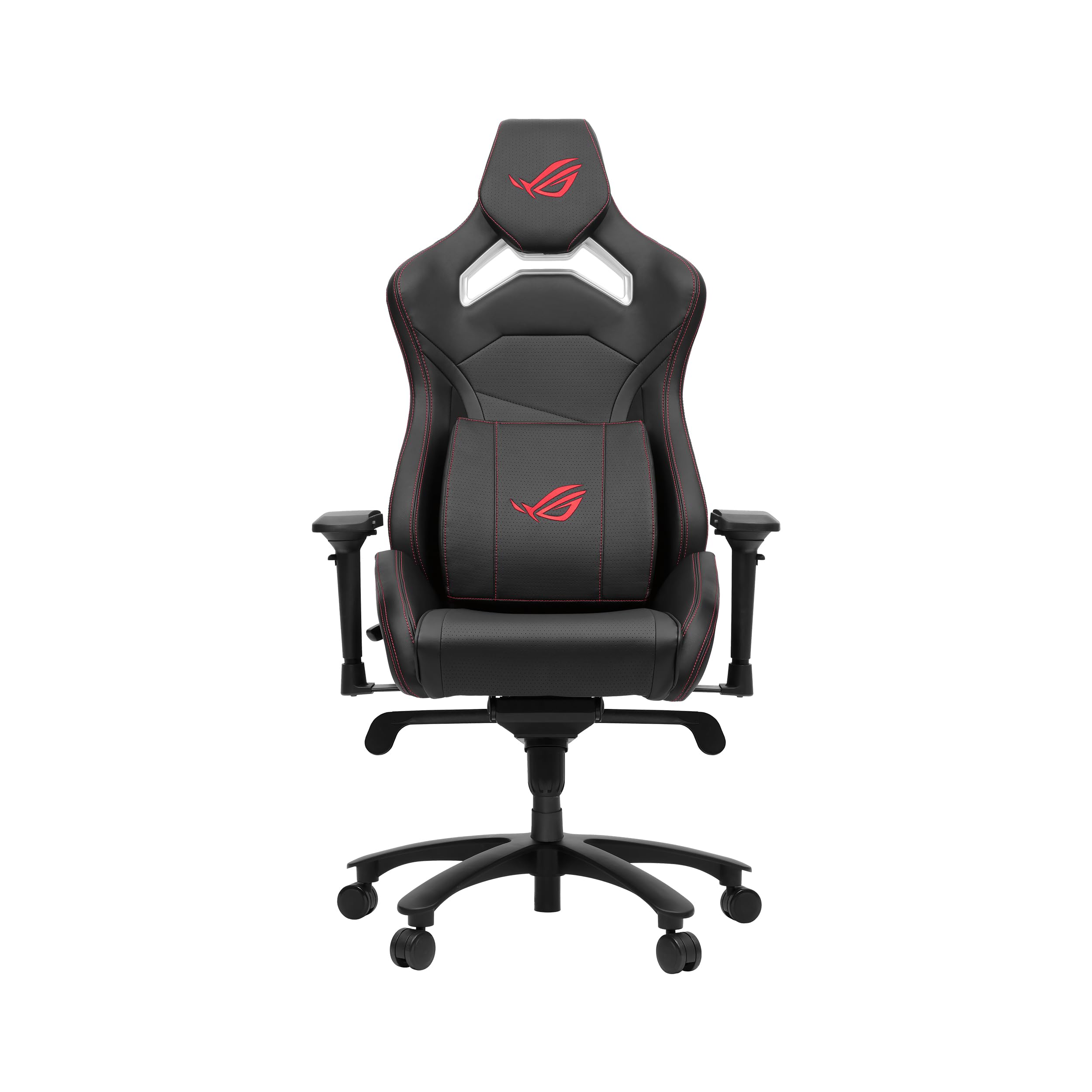 ASUS ROG CHARIOT X CORE, Sedia Gaming Ergonomica, Supporto Lombare, Nera | Braccioli 4D Regolabili, Poggiatesta Imbottito, Passante per riporre gli Accessori, Disponibile in 3 Colori