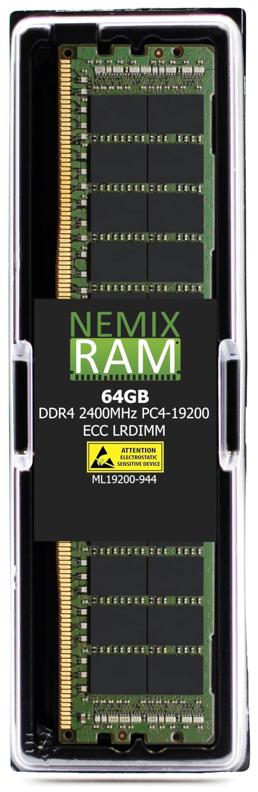 NEMIX RAM 64GB (1X64GB) DDR4 2400MHZ PC4-19200 4Rx4 1.2V 288-PIN ECC LRDIMM Load Reduced Server Memory Compatible with Supermicro MEM-DR464L-HL02-LR24-image-19