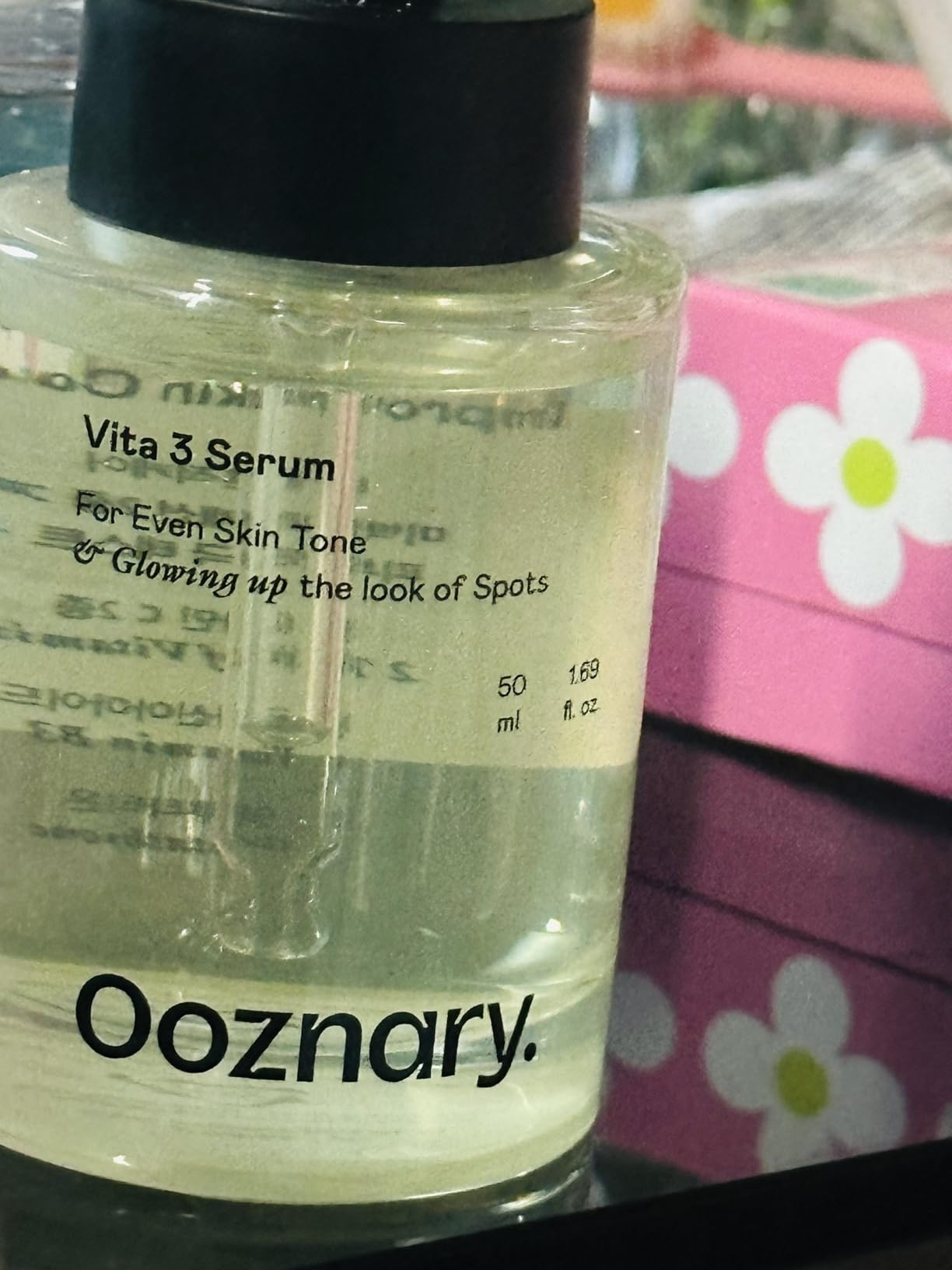 OOZNARY Vita 3 Serum with Vitamin C Derivatives and Niacinamide plus Glutathione for Uneven Skin Tone & Dull Skin | Korean Skin care | 1.69 fl.oz 50ml