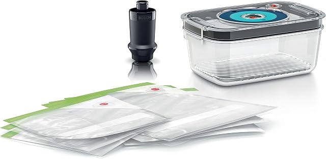 Bosch Hausgeräte MSZV8FS1 Bosch Vacuum Food Storage Set for MaxxoMix, Plastic
