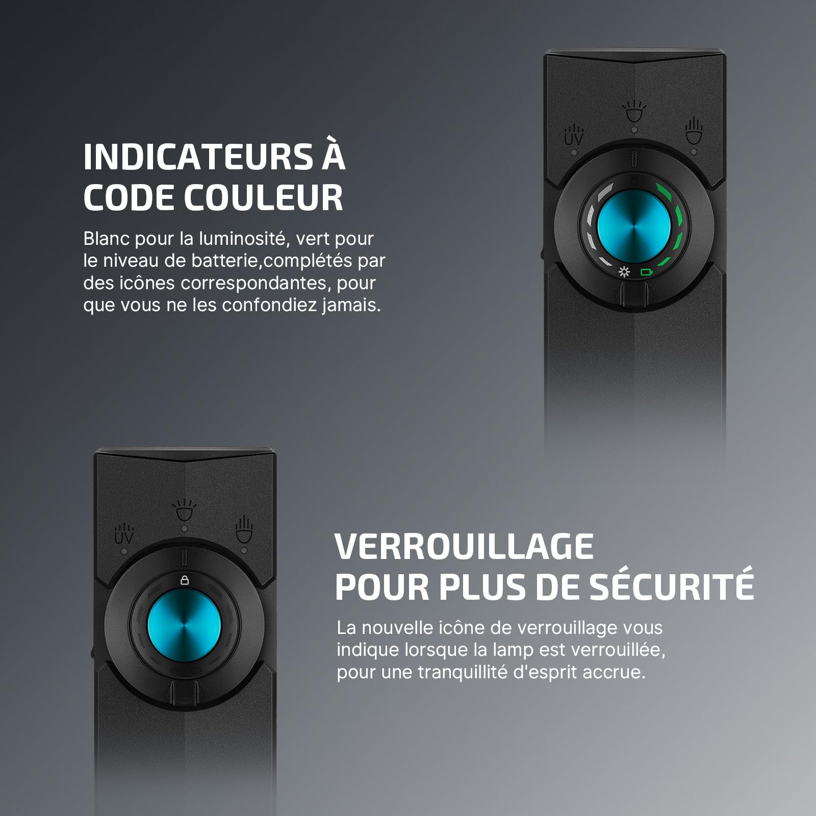 OLIGHT ArkPro Lampe torche LED rechargeable USB, légère et portable | 1500LM, portée de 205, détection des faux billets par rayons UV, fixation magnétique, idéal pour le camping et la randonnée