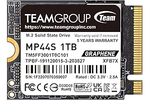 TEAMGROUP MP44S M.2 2230 SSD for Steam Deck and ROG Ally Mini PCs