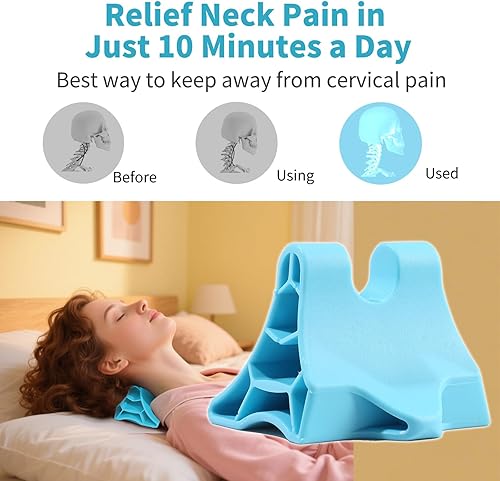 Miniatura 5 de Herramienta de masaje de punto de presión azul de mano - Disparador muscular profundo masajeador de punto de acupresión - Dispositivo de tracción