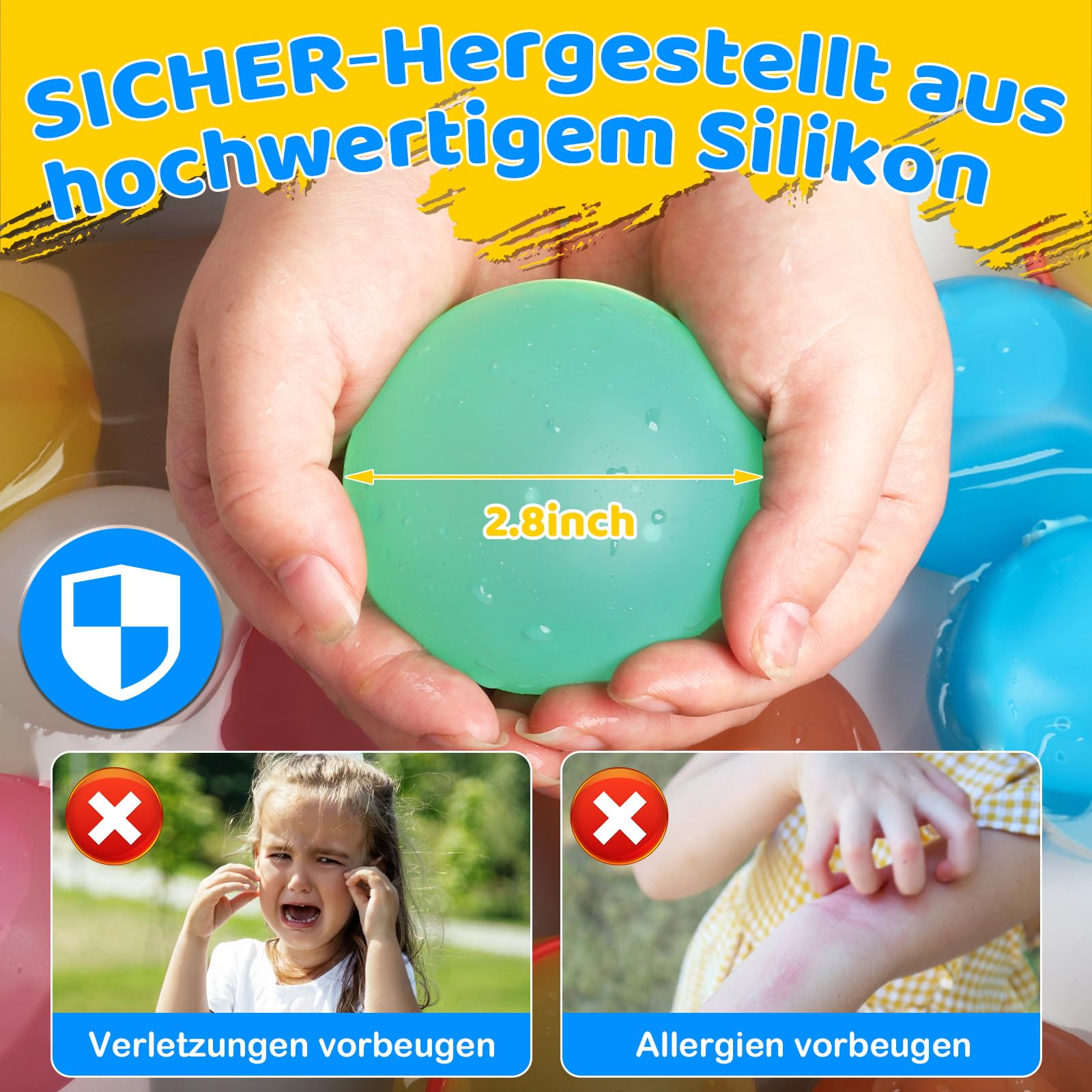 Globos de agua reutilizables, 16 piezas de globos de agua de silicona reutilizables con autocierre y 1 bolsa de malla, globos de agua de llenado rápido para niños y adultos, juguete acuático para