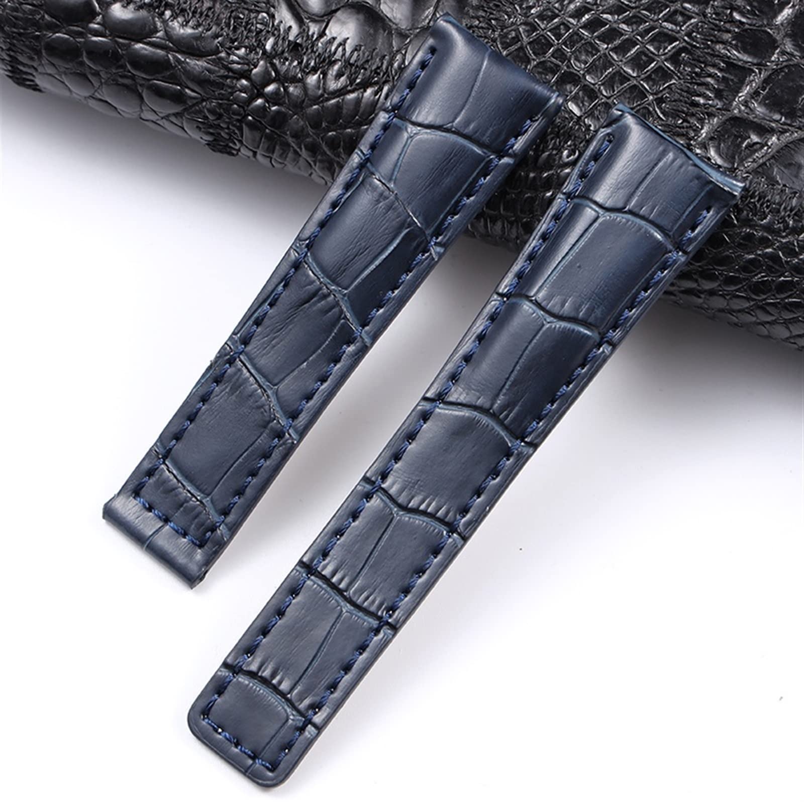 Uhrenarmband aus echtem Leder, 20 mm, 22 mm, für Uhrenarmbänder, Herren-Armbanduhren