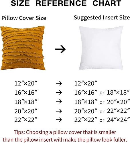 Miniatura 5 de UlikTree Paquete de 2 fundas de almohada de otoño, fundas de almohada de línea para sofá, fundas de almohada cuadradas decorativas, estilo sólido y