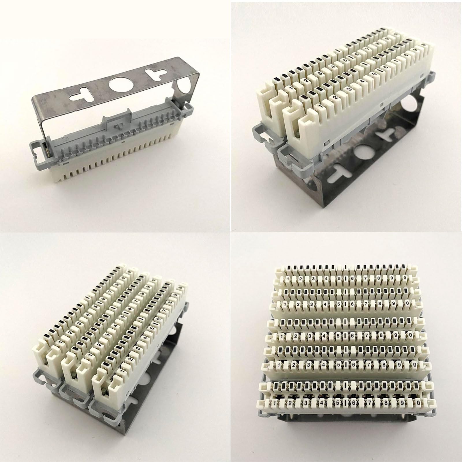 JzcsdkSIL for Telephone Module Bracket MT-2201 Back Mount Frame 3 5 Rows Optional 1PC