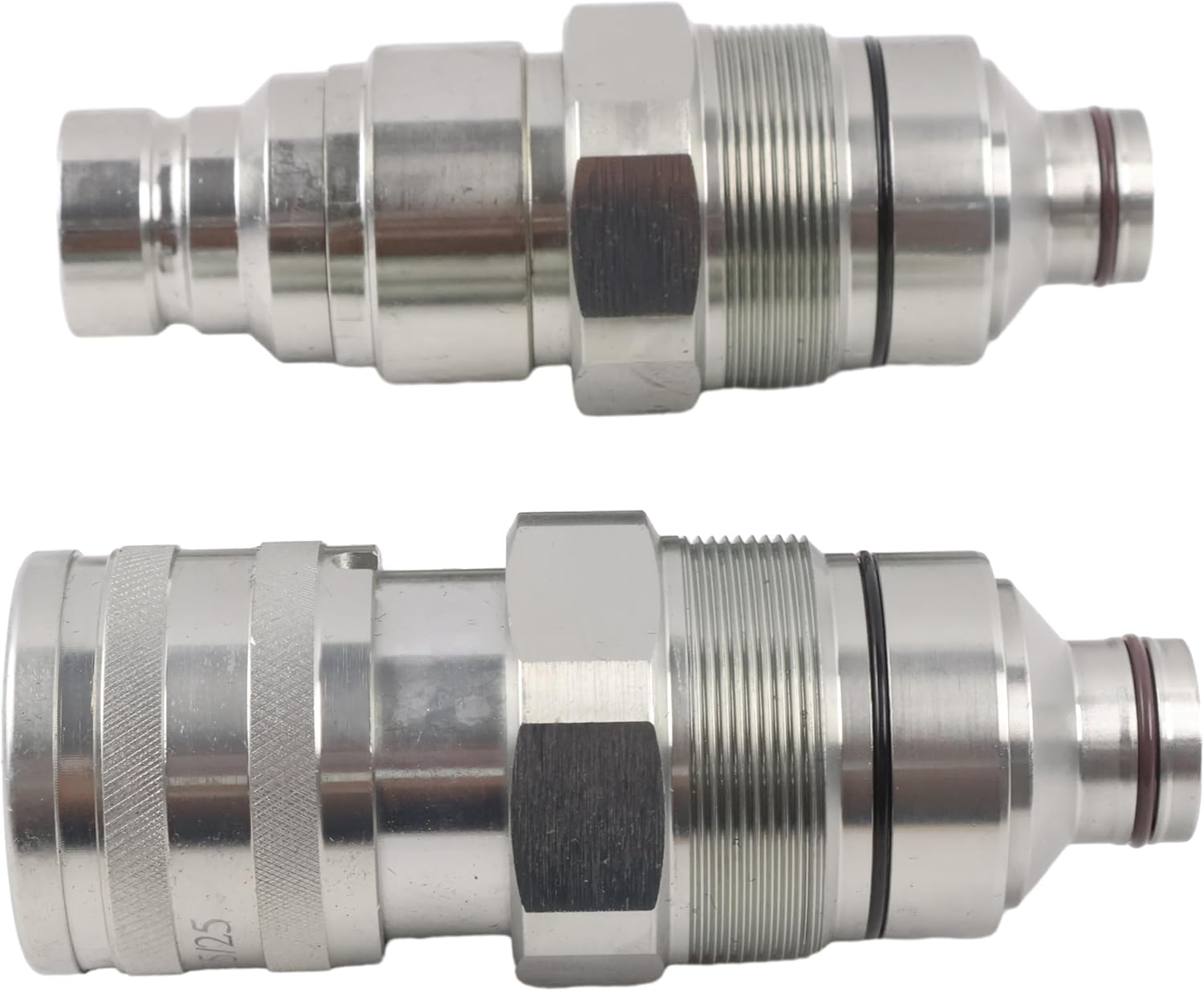 Male & Female Flat Face Coupler Kit 373-6970 475-5066 Compatible With CAT Excavator Skid Steer Loader