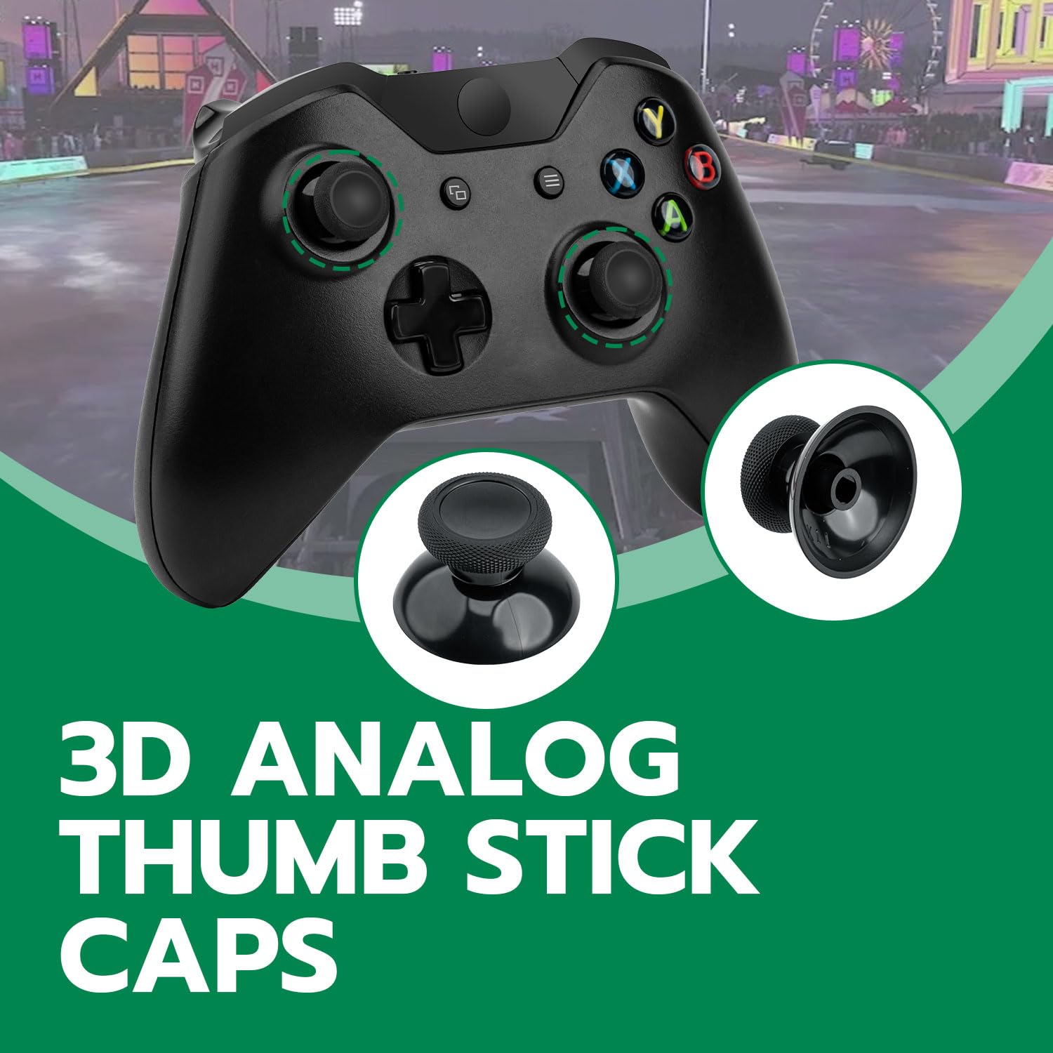 Tolesum Kit De Reemplazo Analógico Para Joystick Tmr Effect Para Mando Xbox Series X/S, Xbox One Y Xbox One X/S Con Herramientas De Reparación (Se Requiere Soldadura) – Negro