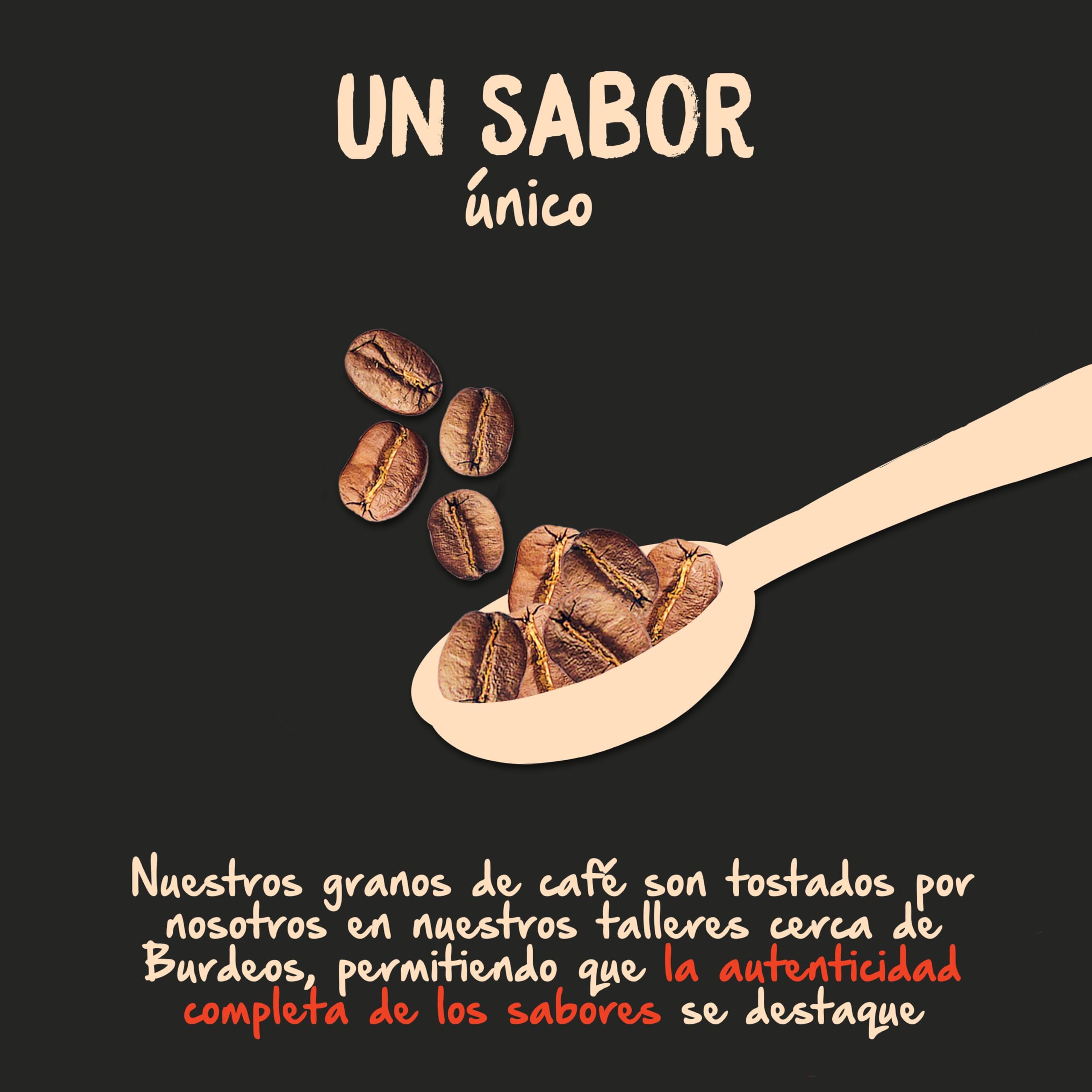 NATURELA Café Ecológico en Grano | Torrefacción Lenta 100% Arabica y Robusta | Mezcla premium exclusiva para espresso, prensa francesa o café de filtro - Bolsa de 1 kg