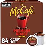 McCafe Premium Roast Coffee, Single Serve Keurig K-Cup Pods, Medium Roast, 84 Count