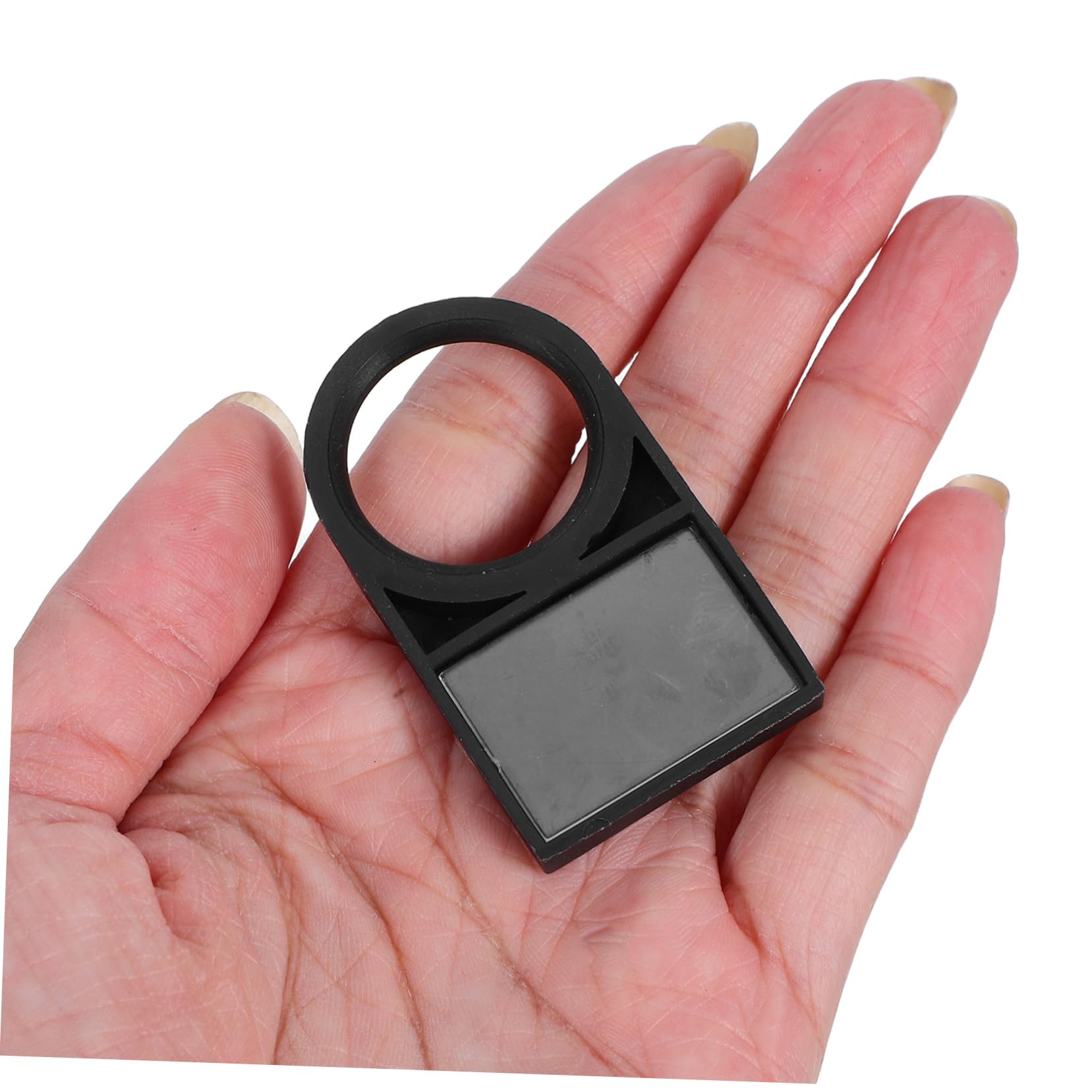 KOMBIUDA 50 Placas De Identificación Para Interruptores Pulsadores Plástico Con Abertura Redonda 2.12X1.18In Indicador Visible Para Paneles Eléctricos Y Equipos Industriales