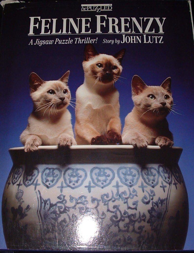Feline Frenzy A Jigsaw Puzzle Thriller by John Lutz by bePuzzled