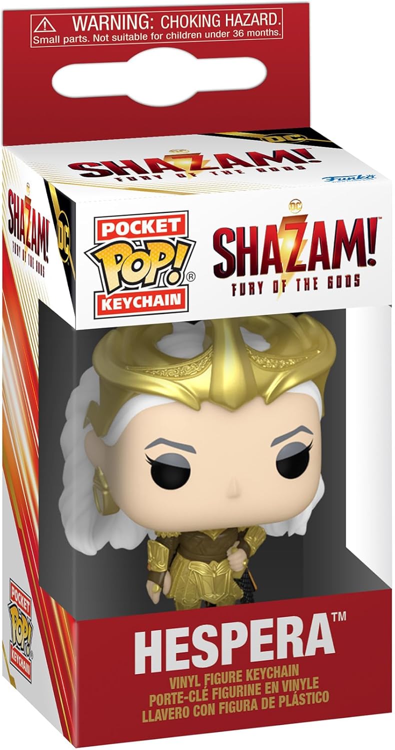 Funko POP! Keychain: Shazam 2- Hespera Novelty Keyring - Collectable Mini Figure - Stocking Filler - Gift Idea - Official Merchandise - Movies Fans - Backpack Decor