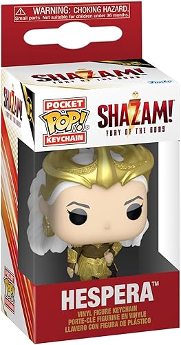 Miniatura 2 de Funko Pop! Llavero Shazam 2 - Llavero novedoso de Hespera - Mini figura coleccionable - Relleno de calcetines - Idea de regalo - Producto oficial -
