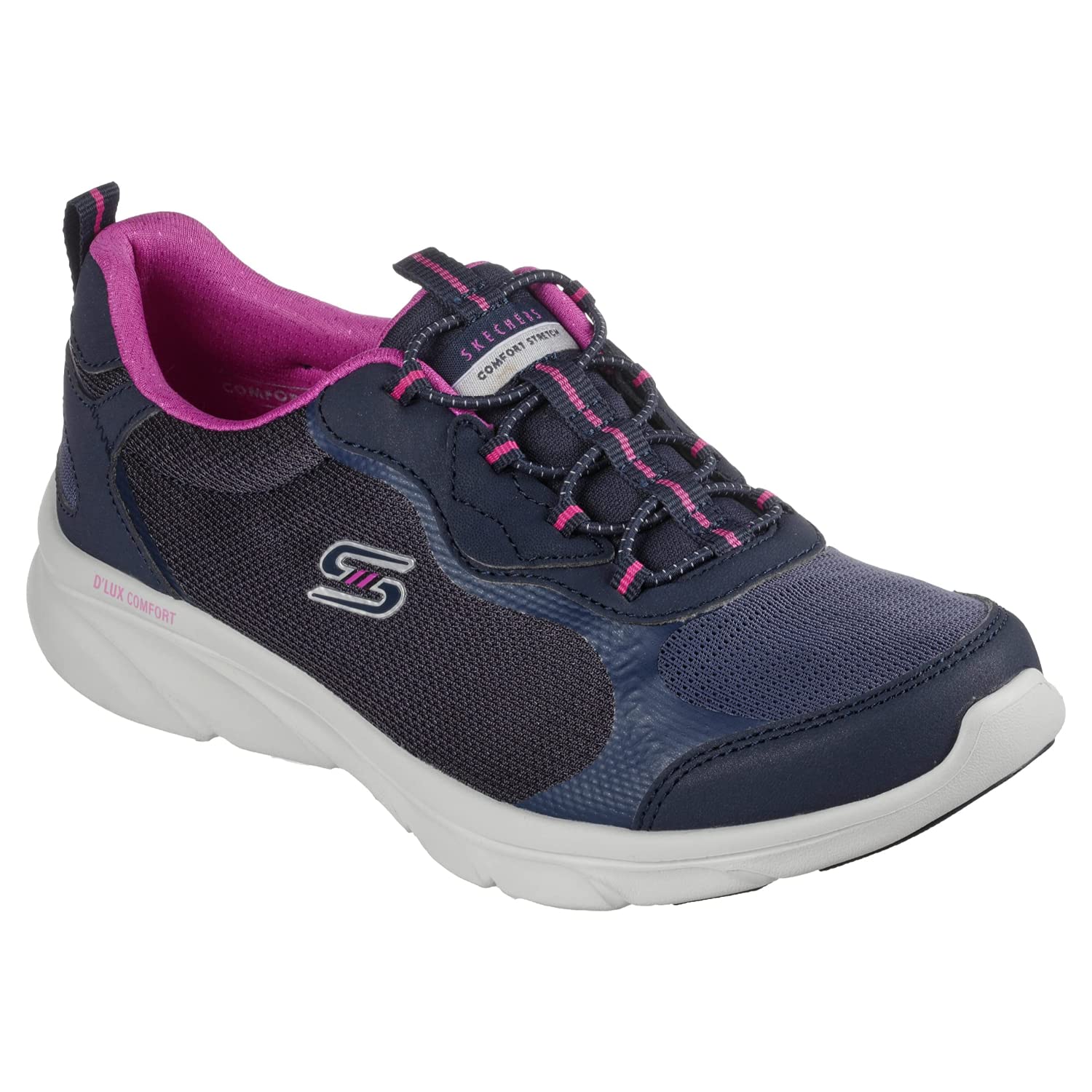 Skechers Womens DLUX Comfort - Bliss Galore Navy/Purple Sneaker - 4 UK (104336) (B0B33XQW5F) Amazon Price History, Amazon Price Tracker