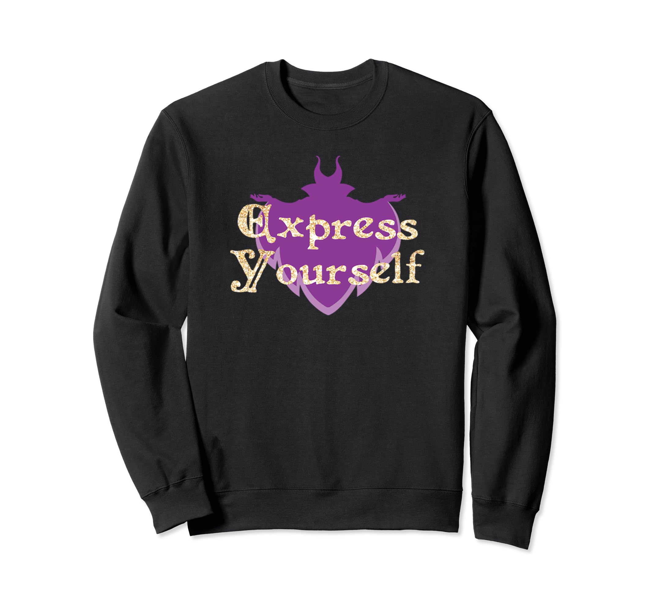 Sweatshirt Disney Descendants Malefique le pull confortable qui ne se deforme pas - 2