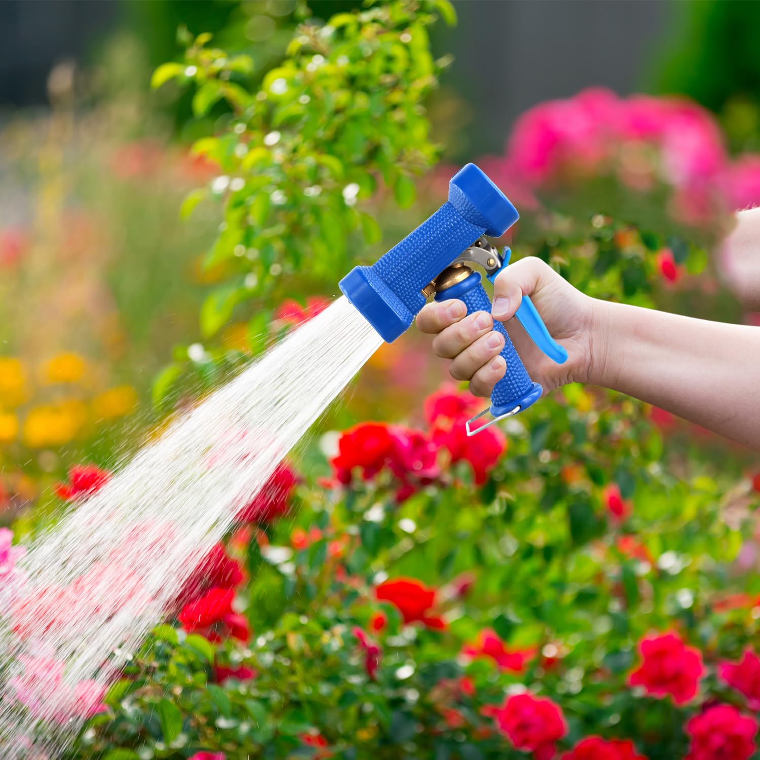 QWORK® Pistolet de Nettoyage G1/2", pour Arrosage du Jardin, Travaux de Nettoyage