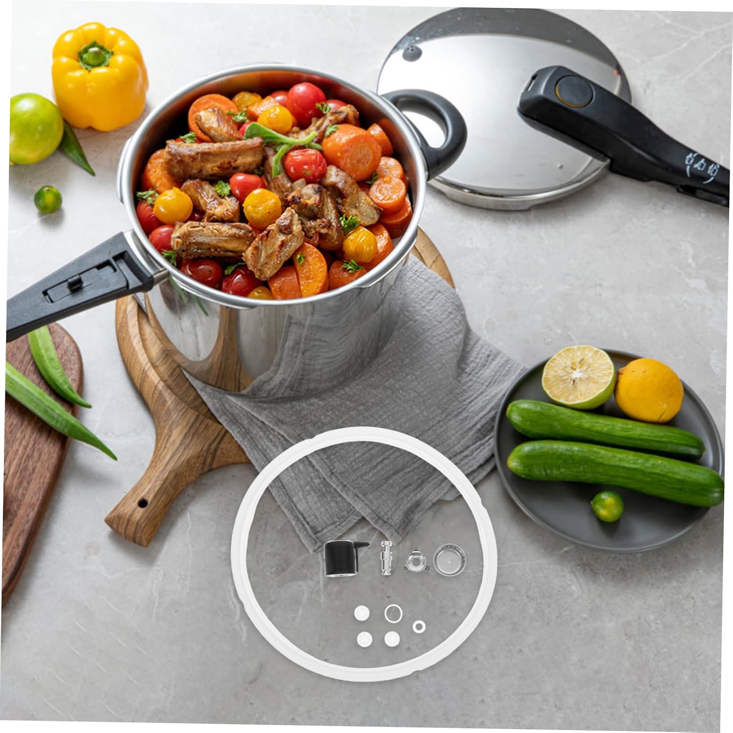 Electric Pressure Cooker Accessories Set Float Valve Gasket Sealer Sealing Ring Replacement Parts for Pressure Canner