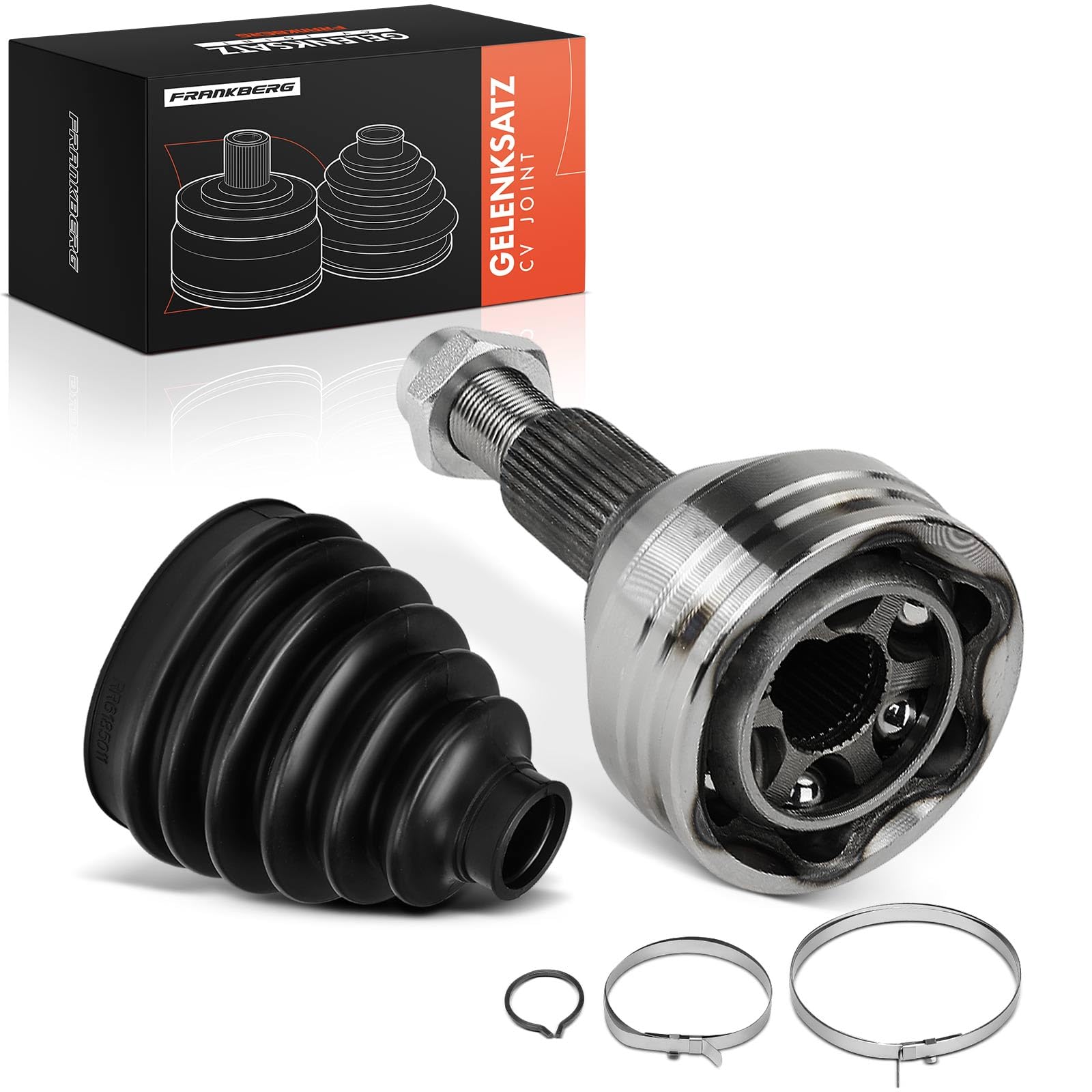 Frankberg Kit de junta homocinética del eje de transmisión lado de la | Compatible con: Captiva C100 C140, Furgoneta Captiva C100, Antara L07