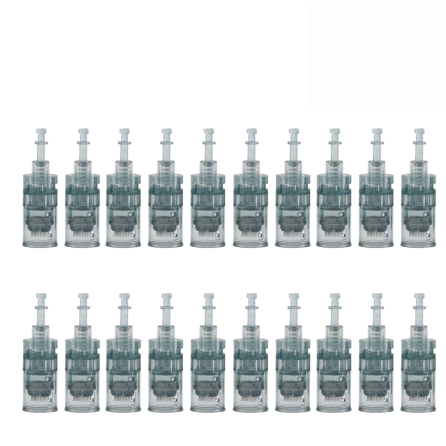 20pcs Nano Replacement Cartridges, Multiple Dermapen Microneedling Cartridges