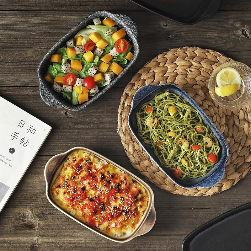 Plateau de riz cuit au fromage 700ML, cuisson domestique en céramique Pain(Blanc)
