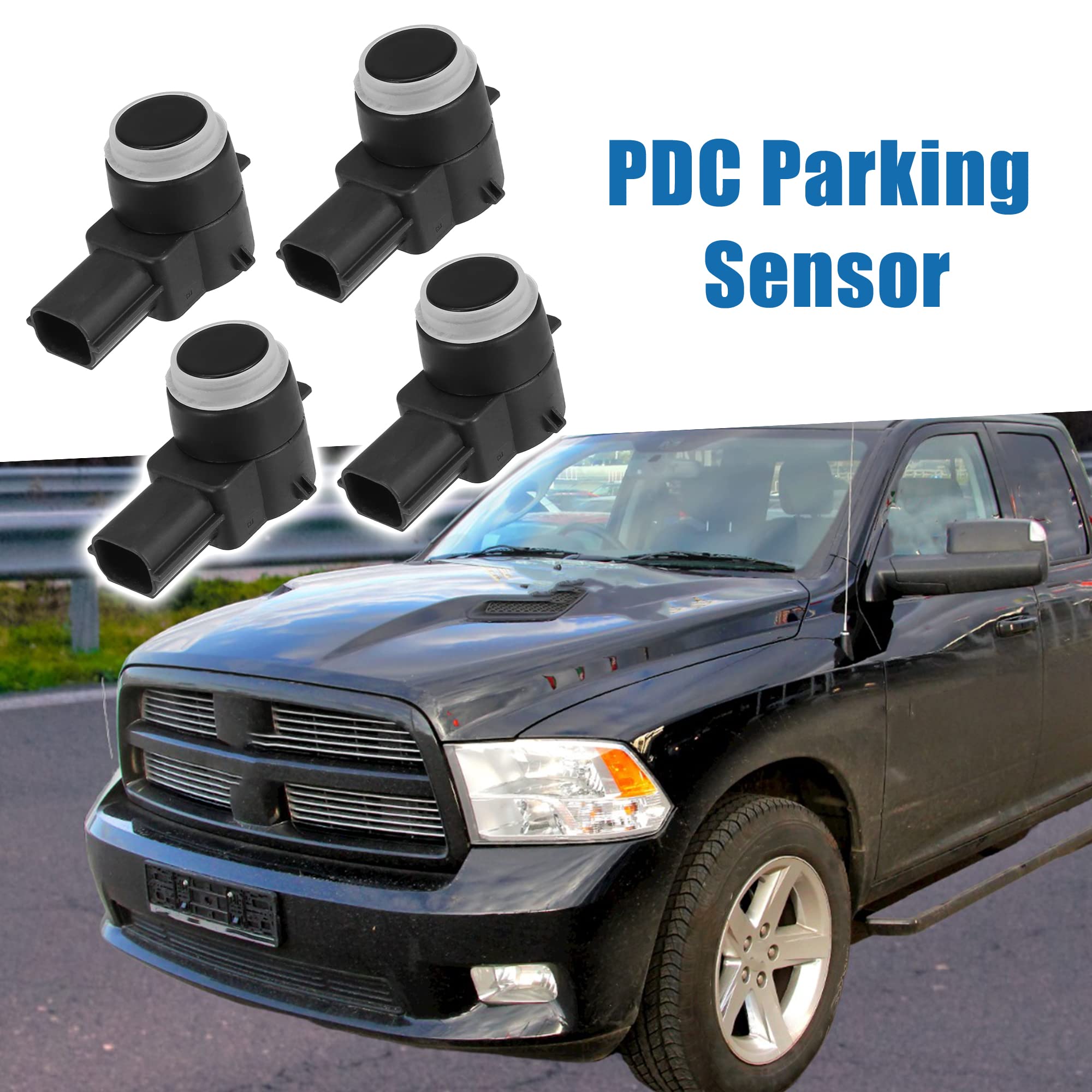 A ABSOPRO PDC Estacionamiento Asistencia Sensor 1EW63TZZAA para Dodge Journey (Juego de 4)