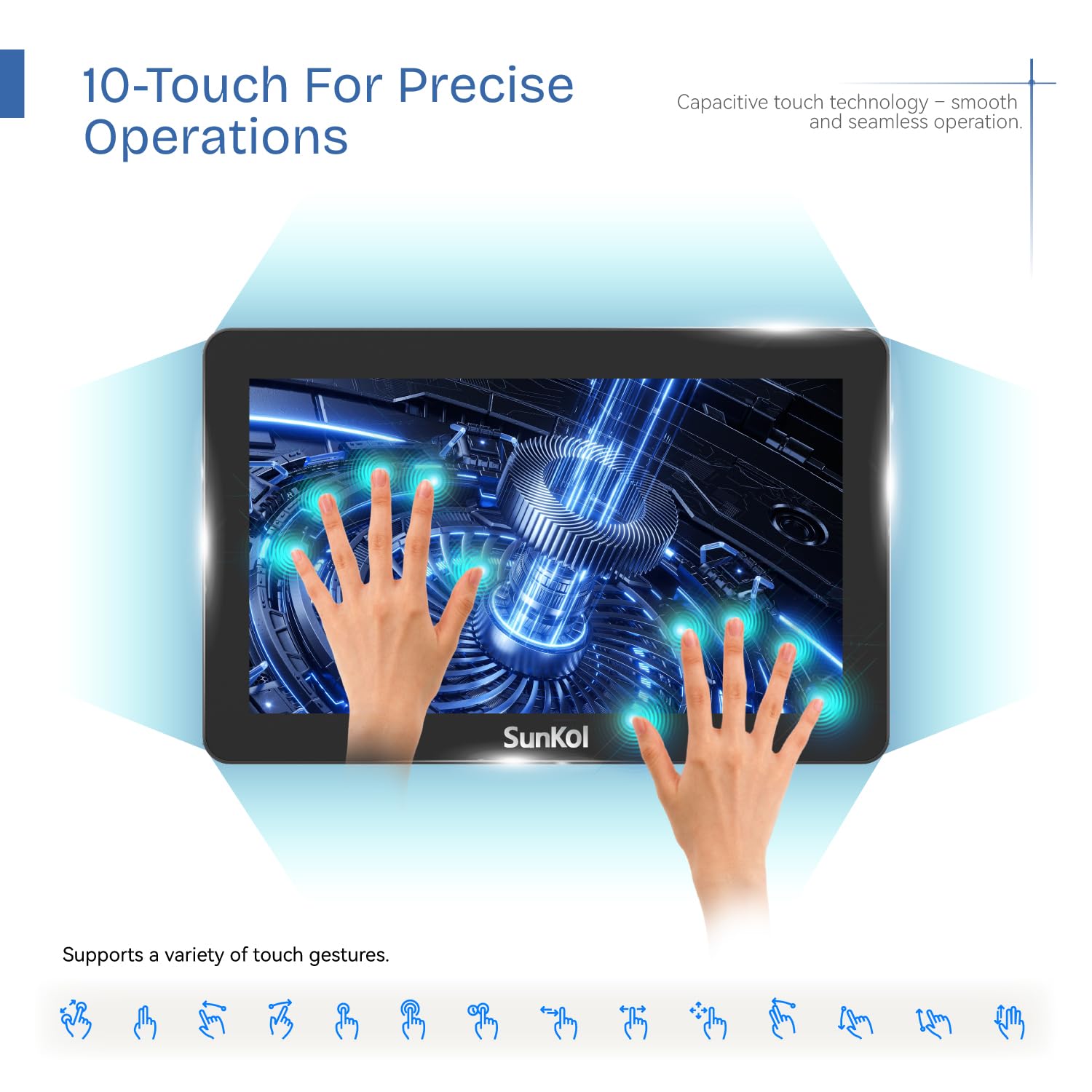 15,6 Pollici Embedded Industrial Panel PC,IP65 Capacitivo 1920 * 1080 Touch Screen,VESA,Winows 10 Computer per Automazione,HDMI,2xLAN,4xUSB,6xRS232,VGA(I5-3210M,8GB-DDR3 RAM 256GB SSD)