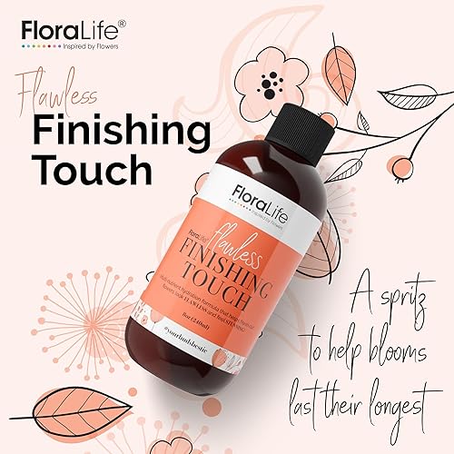 Miniatura 2 de FloraLife Finishing Touch - Spray hidratante de fórmula multivitamínico para flores recién cortadas, 8 onzas