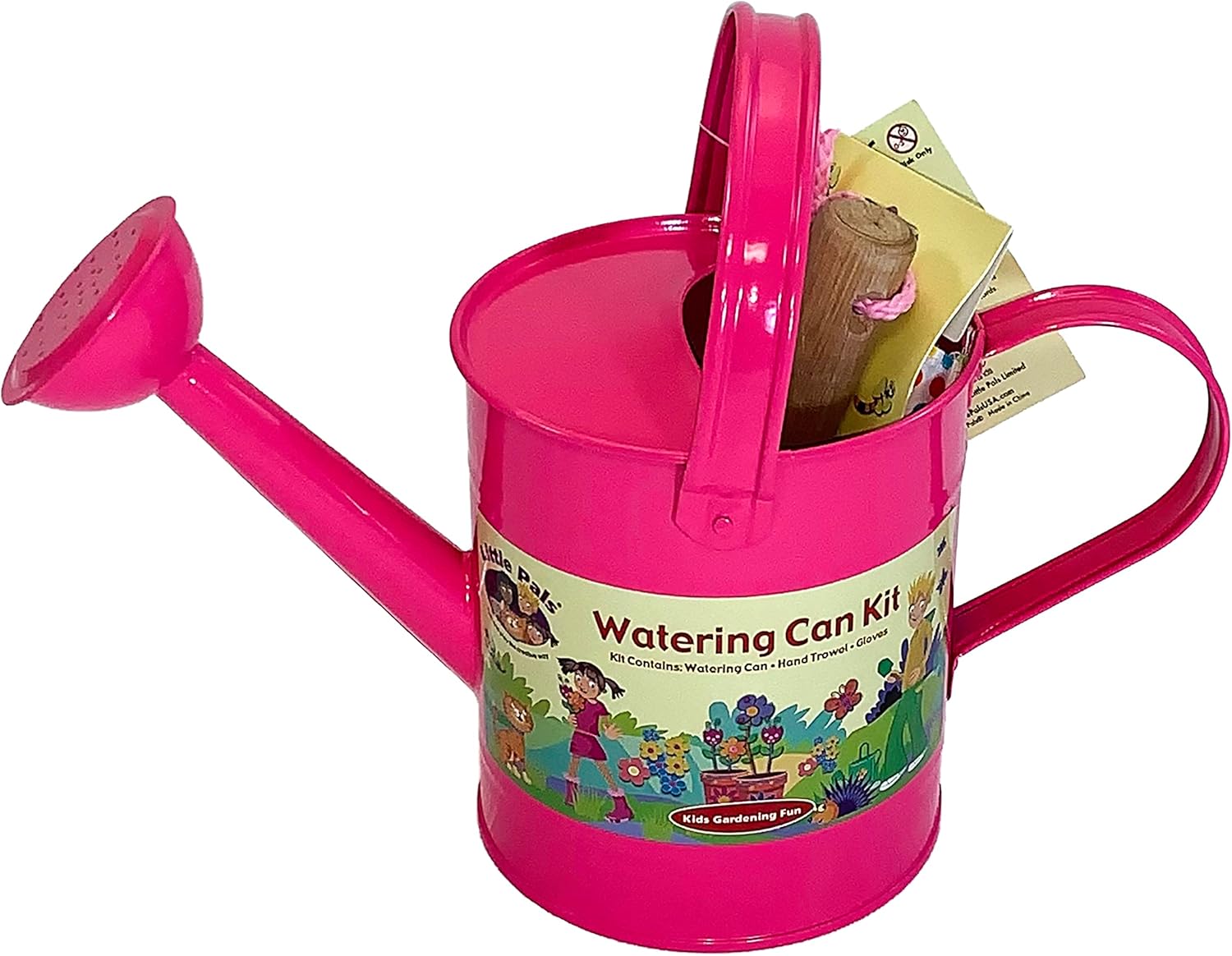 Tierra Garden 7-LP902 Little Pals Kids Watering Can Kit, Pink