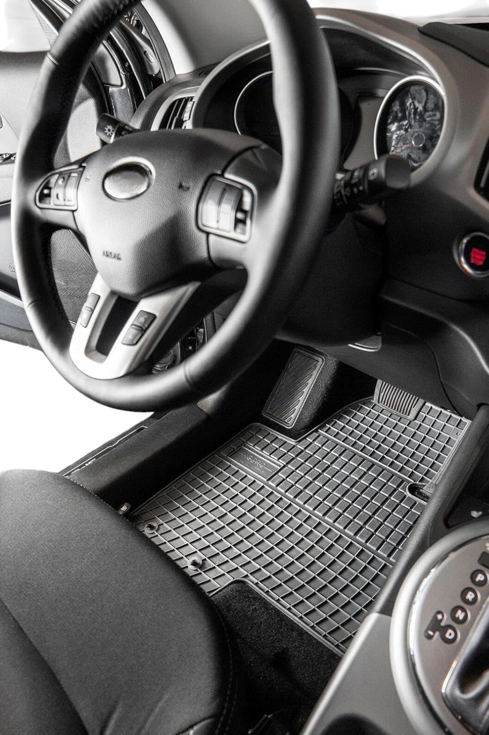 Gumowe maty podłogowe kompatybilne z Jeep Grand Cherokee | Między 2013-2015 | Akcesoria samochodowe Gumowe dywaniki podłogowe Premium