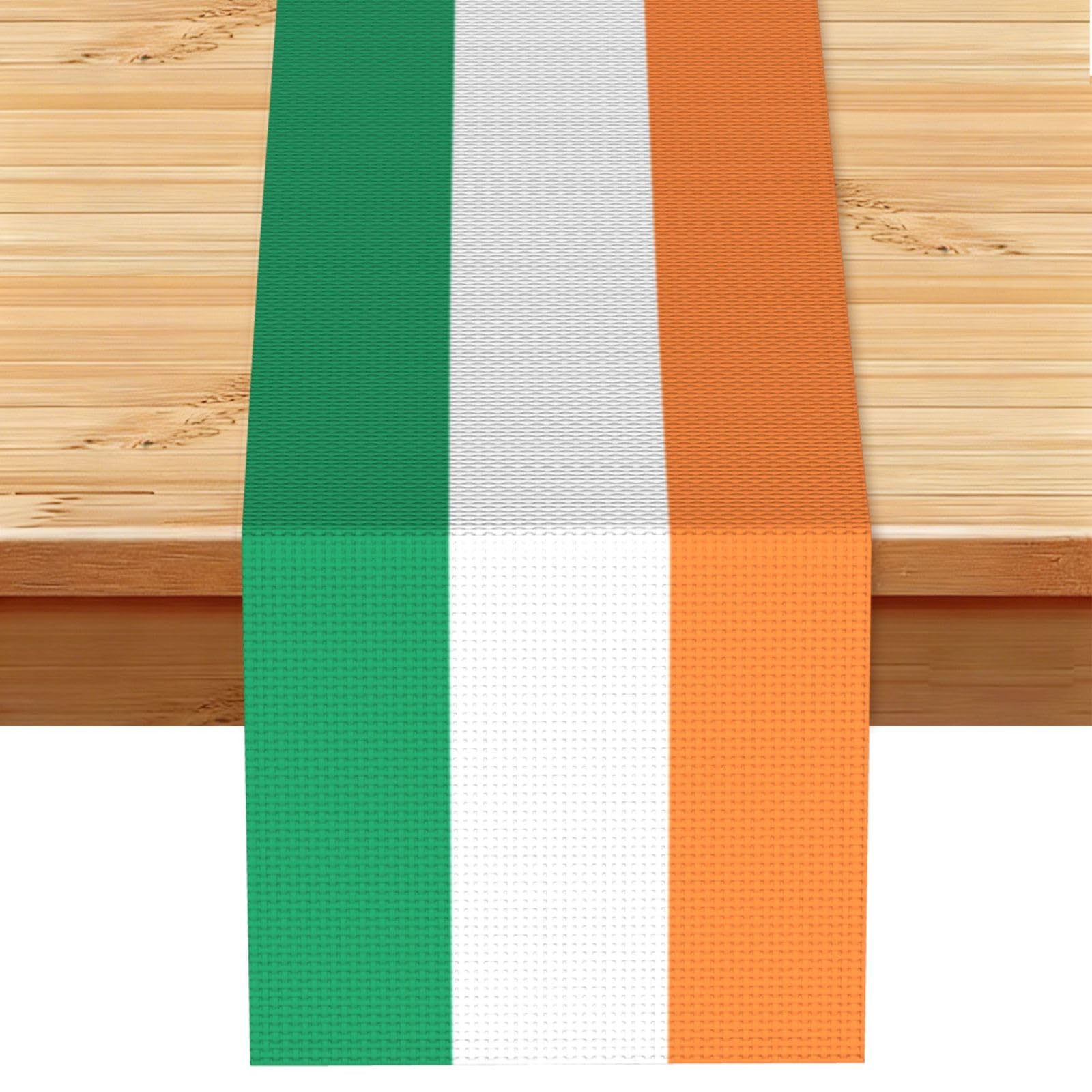 Irish flag Table Runner 13x72 Inch Dining Decor