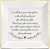 Vista 7 de Plato de joyería de cerámica para boda