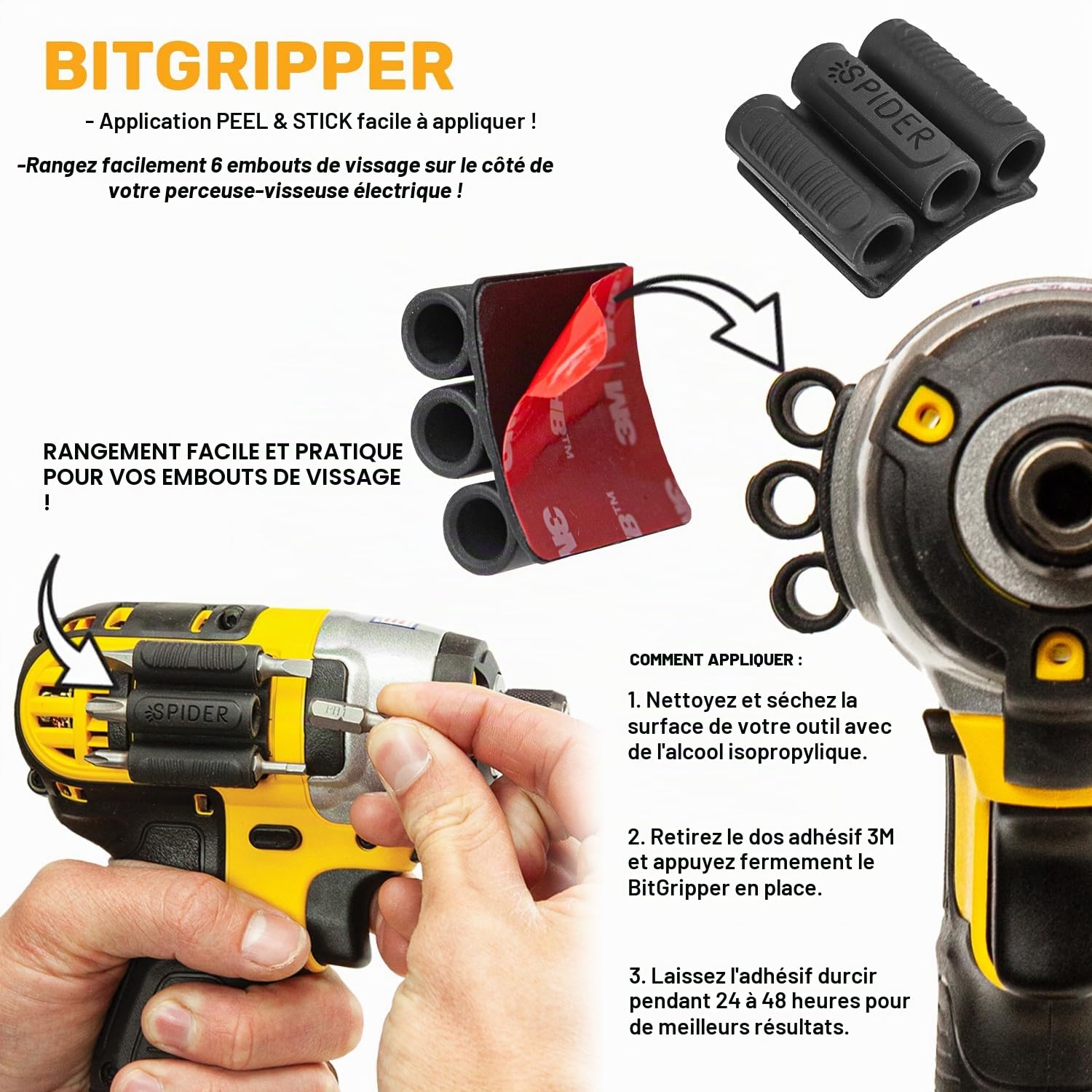 Spider Tool Holster - Improve The Way You Carry Your Power Drill, Driver, Multitool, Pneumatic, Multi-Tool and More on Your Belt!