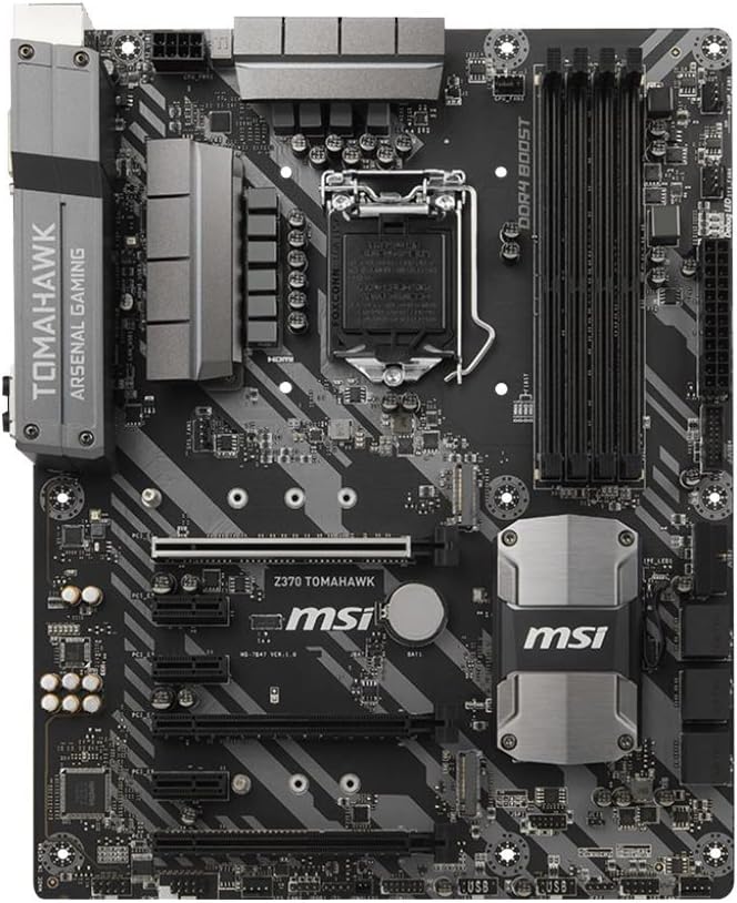MSI Z370 TOMAHAWK Arsenal Gaming Intel DDR4 HDMI USB 3 CrossFire ATX Motherboard