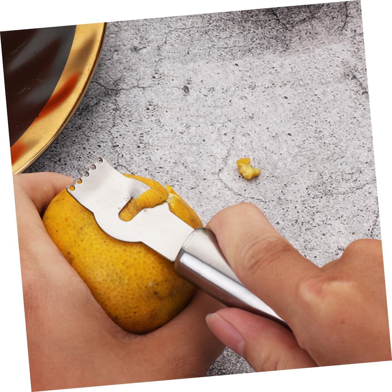 Zester Grater 3 Pcs Stainless Steel for Coconut Pineapple Eyes