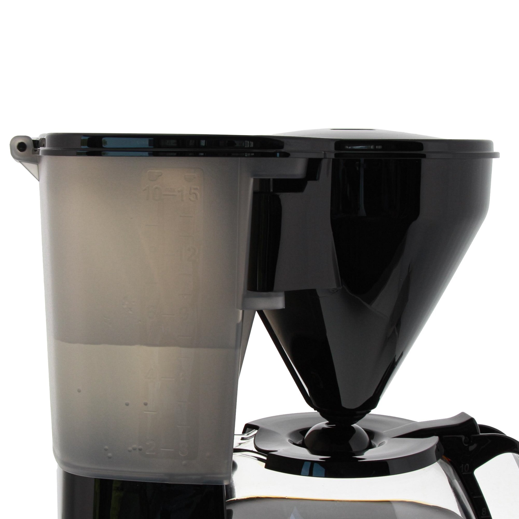 Melitta Cafetera de Goteo Easy Timer 1010-04, Función Temporizador, Programable, Mantiene el Calor, Jarra Vidrio, Negro (1010-14)