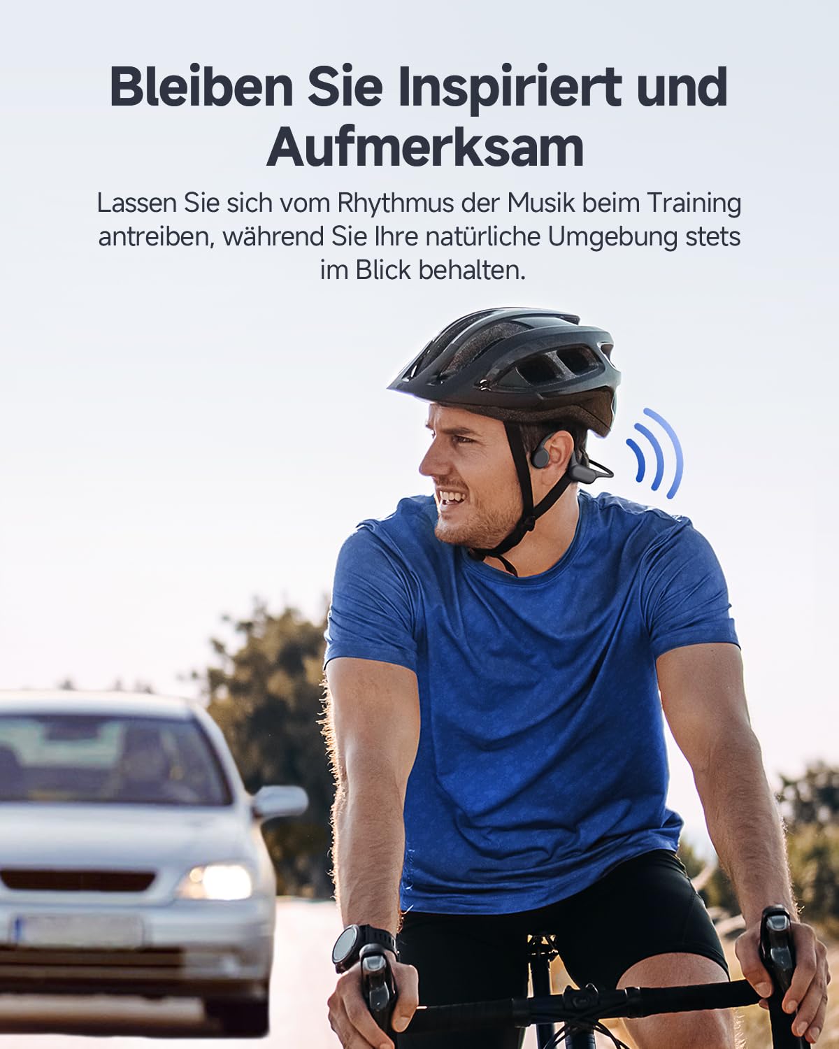 Knochenschall Kopfhörer Schwimmen Bluetooth 6.0, 32GB Speicher | IPX8 Wasserdichter Kopfhörer mit MP3-Player, 10H Laufzeit, Offene Sportkopfhörer für Schwimmen / Fitness / Laufen / Radfahren