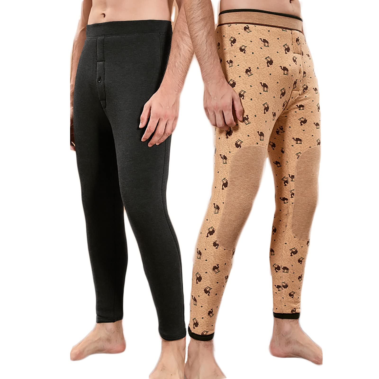 G&F Hombres Térmico Pantalones Capa Base Ropa Interior Cálida Calzoncillos Largos Invierno Secado Rápido