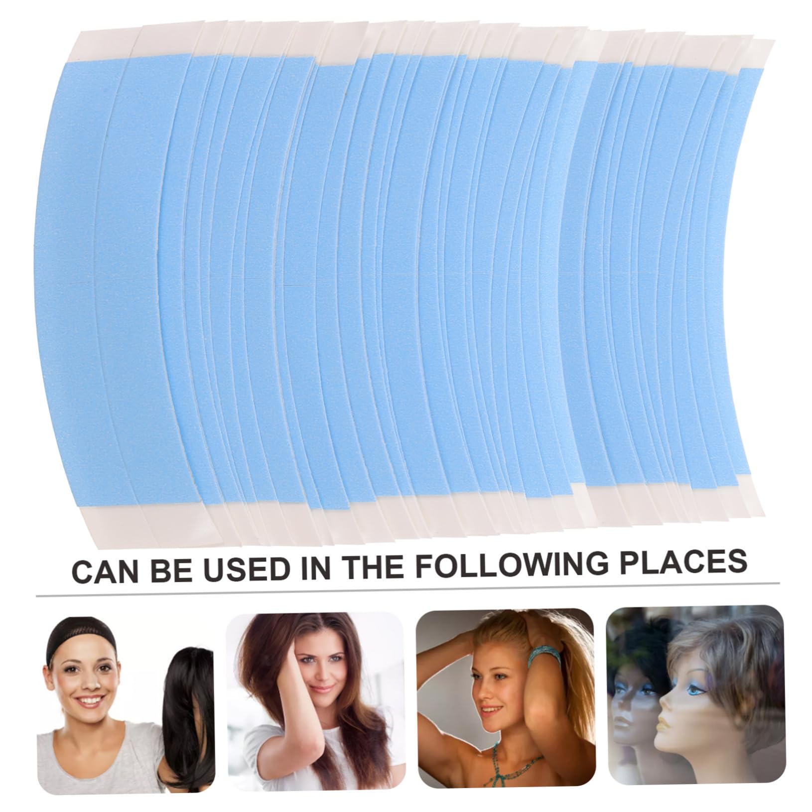 Healeved 144pezzi Biadesivo Per Parrucche e Flessibile Adesive Per Toupee e Extension Facile Usare e Rimuovere Adatto