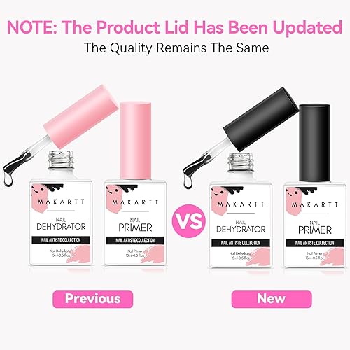 Miniatura 6 de Makartt Juego de deshidratador e imprimación de uñas preparación de uñas seca al aire libre de ácido, deshidrata y sin hema, profesional de larga